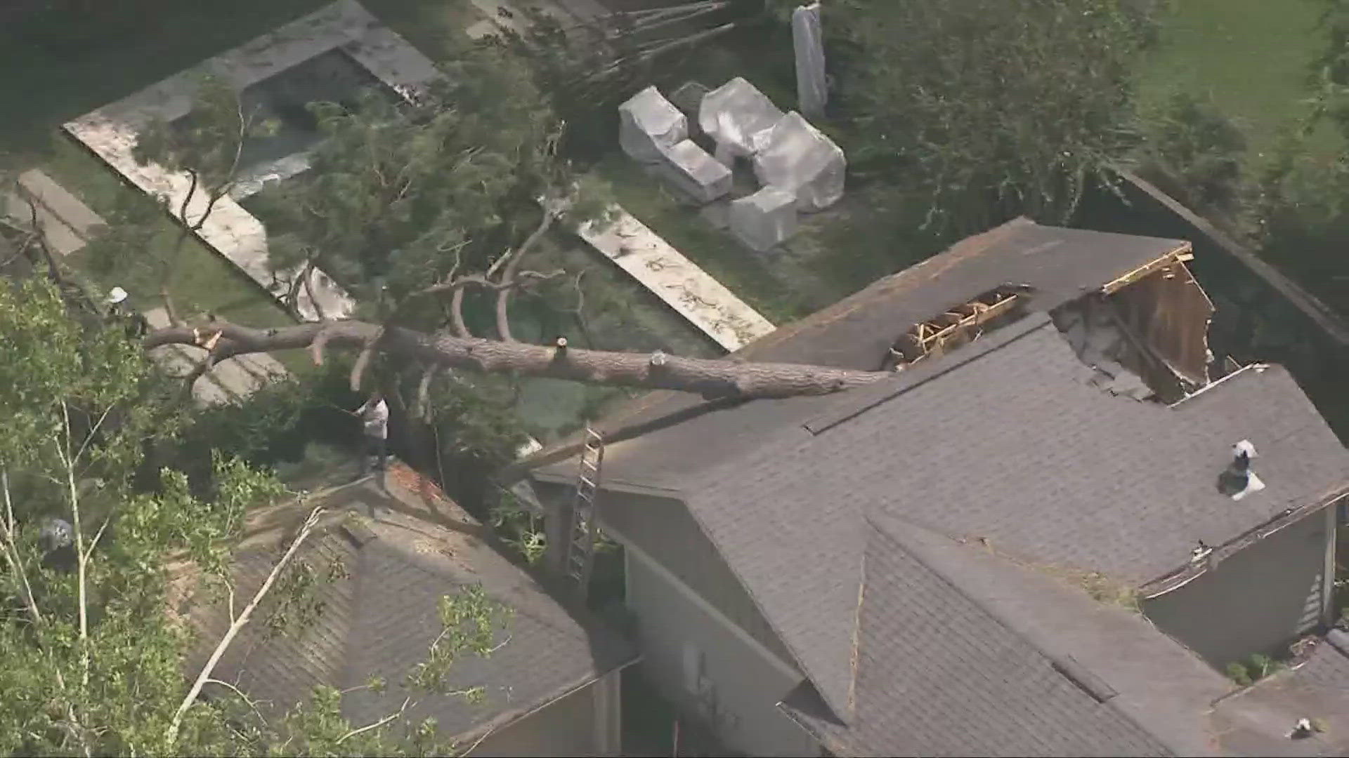 Hurricane Beryl Roof Repair in League City, Dickinson and Houston, TX